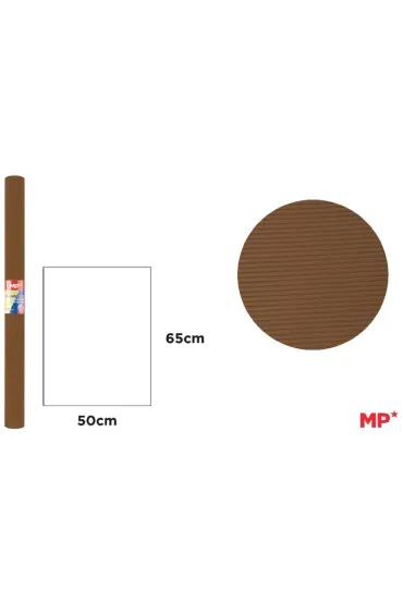 Mp Main Paper Tektura falista 65x50cm 280g/m2, br�zowa