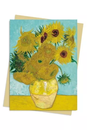 Flame Tree Karnet B6 S�oneczniki Vincent van Gogh
