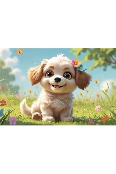 Puzzle 60 el. Szczeniaczkiem by�! Trefl