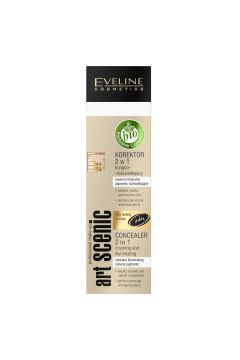 Eveline Cosmetics Art Scenic Concealer 2w1 korektor kryjco-rozwietlajcy 04 Light 7 ml
