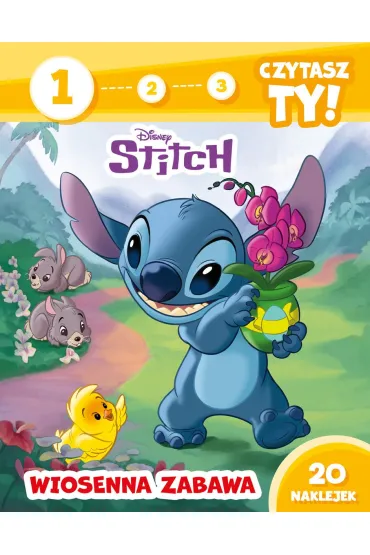 1, 2, 3, czytasz ty! Poziom 1. Wiosenna zabawa. Disney Stitch - El�bieta Lekan 