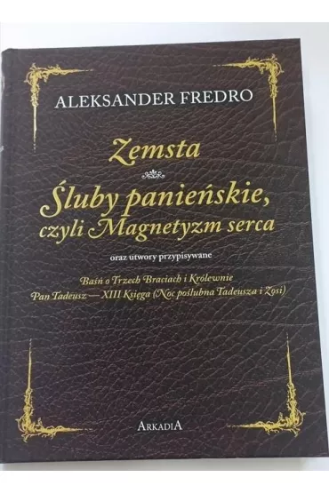 Pakiet: Zemsta, �luby panie�skie - Aleksander Fredro
