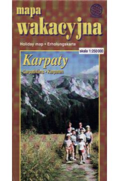 Karpaty-mapa wakacyjna