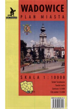 Wadowice- plan miasta