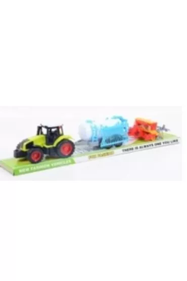 Traktor + dwie maszyny Macyszyn Toys