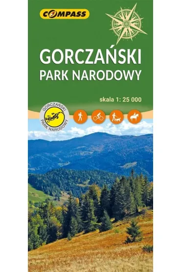 Mapa turystyczna - Gorcza�ski Park Narodowy