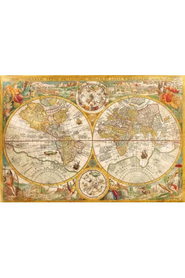 Puzzle 2000 el. Ancient Map Clementoni