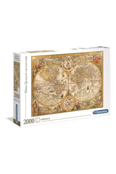 Puzzle 2000 el. Ancient Map Clementoni
