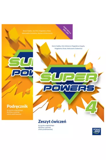 Pakiet Super Powers 4 NEON. Podr�cznik i zeszyt �wicze� do j�zyka angielskiego dla klasy czwartej szko�y podstawowej - Magdalena Shaw, Aleksandra Dziewicka, Kevin Hadley, Kim  Ashmore