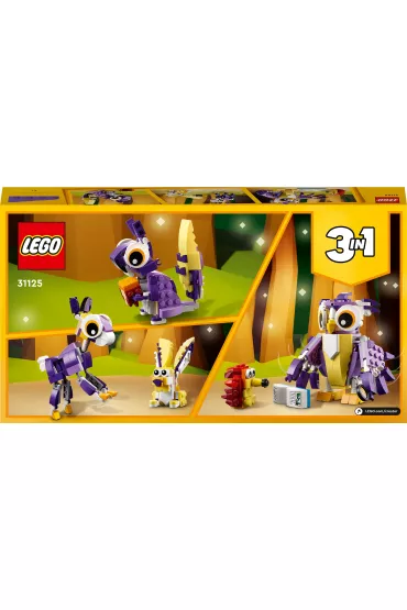 LEGO Creator 3 w 1 Fantastyczne le�ne stworzenia 31125
