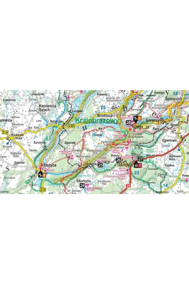 comfort!map&guide XL Bory Tucholskie, Kaszuby, Kociewie 2w1 1:165 000