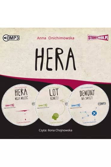 Audiobook Pakiet Hera. Tomy 1-3: Hera moja mi�o��, Lot Komety, Demony na smyczy CD - Anna Onichimowska