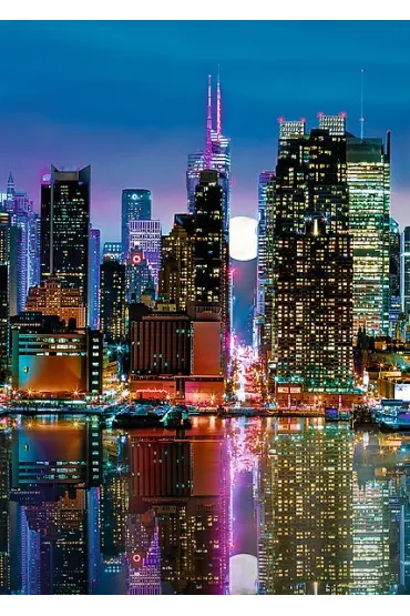 Puzzle 500 el. Pe�nia ksi�yca nad Manhattanem Trefl