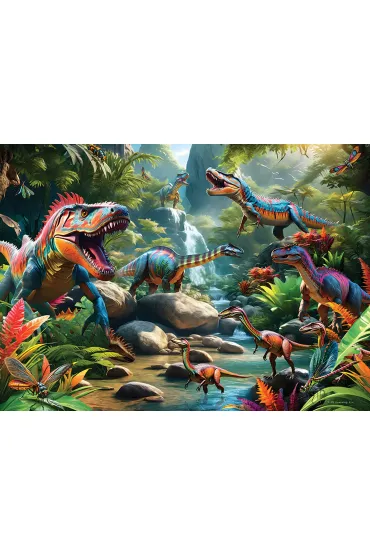 Puzzle 500 el. Prehistoryczne bestie Cobble Hill