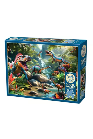 Puzzle 500 el. Prehistoryczne bestie Cobble Hill