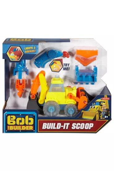 Fisher-Price Bob Budowniczy. M�wi�ca Koparka Zbuduj Mnie FFX71 Mattel
