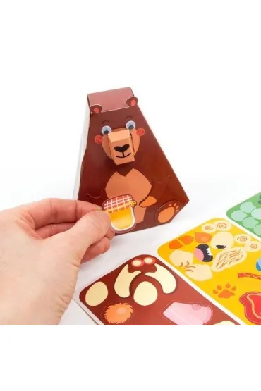 Figurki 3D z naklejkami ZOO Derform