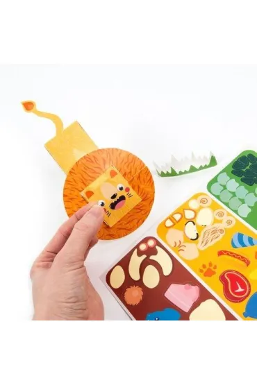 Figurki 3D z naklejkami ZOO Derform