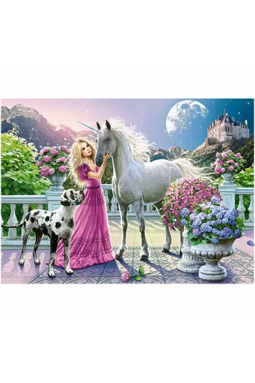 Puzzle 300 el. M�j przyjaciel Unicor Castorland