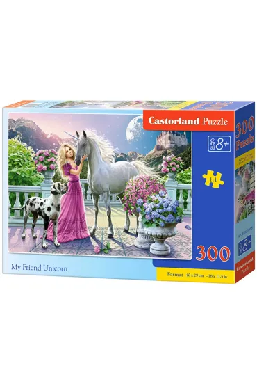 Puzzle 300 el. M�j przyjaciel Unicor Castorland