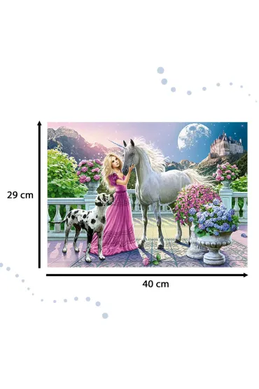 Puzzle 300 el. M�j przyjaciel Unicor Castorland
