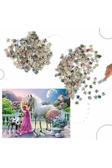 Puzzle 300 el. M�j przyjaciel Unicor Castorland