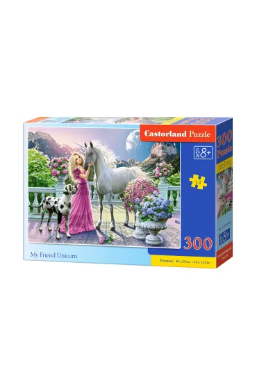 Puzzle 300 el. M�j przyjaciel Unicor Castorland