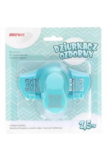 Brewis Dziurkacz ozdobny brzegowy - Rozeta 2,5cm