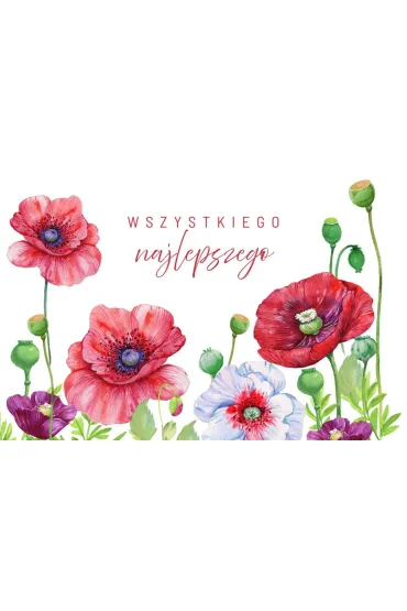 Karnet - Wszystkiego najlepszego