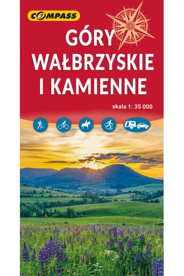 G�ry Wa�brzyskie i Kamienne mapa skala 1 : 35 000