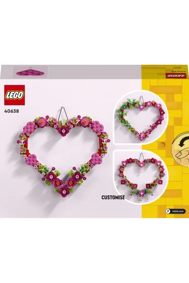 LEGO Iconic Ozdoba w kszta�cie serca 40638