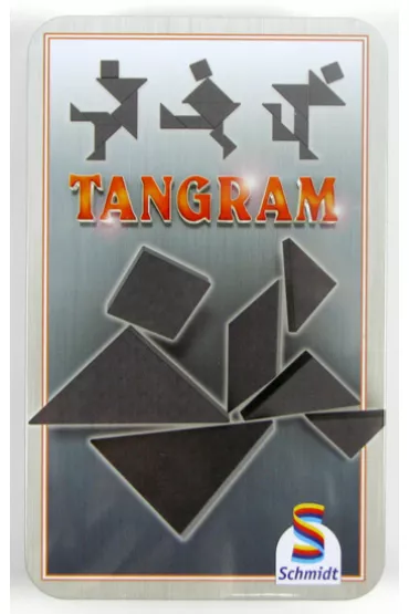Tangram w metalowej puszce