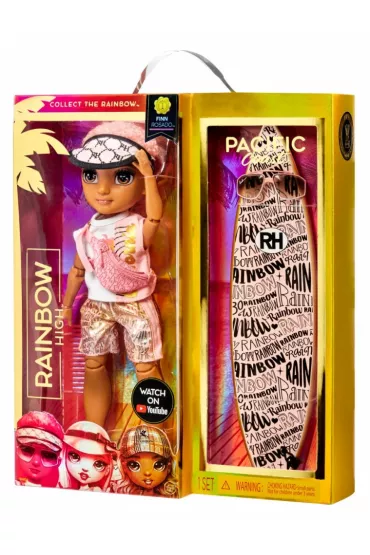 MGA Lalka Rainbow High Pacific Coast Fashion Doll ch�opiec Finn Rosado Mga Entertainment