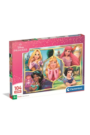 Puzzle 104 el. Super Princess Clementoni