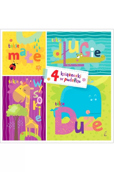 Takie ma�e, takie du�e. 4 ksi��eczki w pude�ku