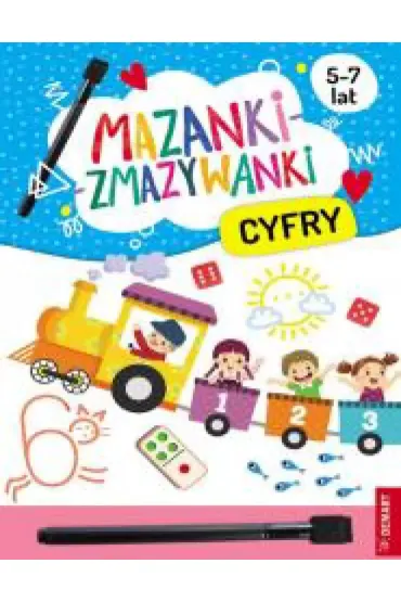 Cyfry. Mazanki-zmazywanki - Anna Borchard