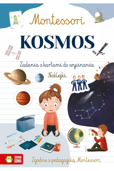 Montessori. Kosmos. Zadania z kartami do wycinania - Zuzanna  Osuchowska