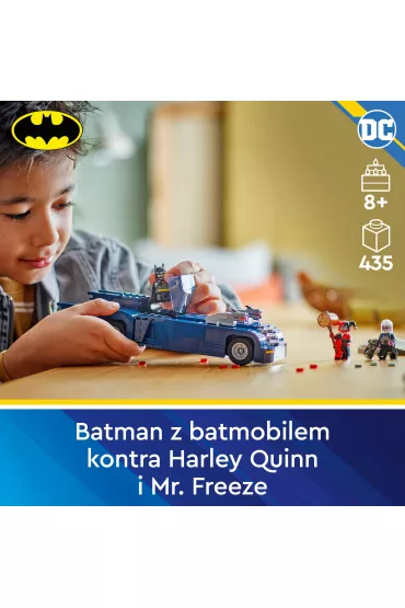 LEGO DC Batman Batman z batmobilem kontra Harley Quinn i Mr. Freeze 76274