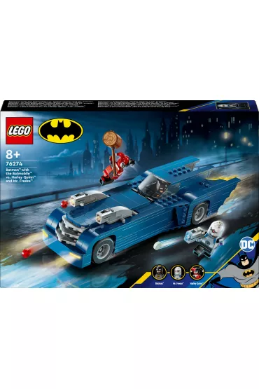 LEGO DC Batman Batman z batmobilem kontra Harley Quinn i Mr. Freeze 76274
