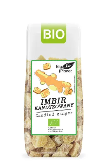 Bio Planet Imbir kandyzowany 100 g Bio