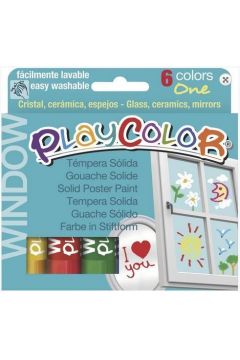 PlayColor Farby w sztyfcie One Window 6 kolorw