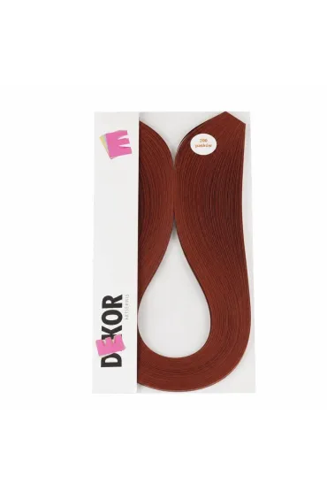 Dekor Art Serwis Paski do quillingu 3mmx42cm br�zowe 200 szt
