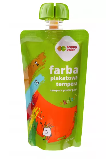 Happy Color Farba plakatowa tempera neon pomara�czowy 100 ml