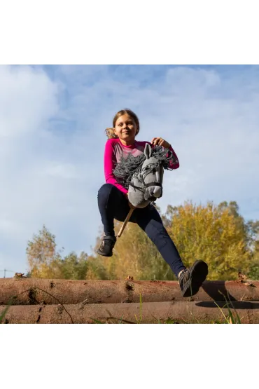 Hobby Horse Skippi. Ko� na kiju szary