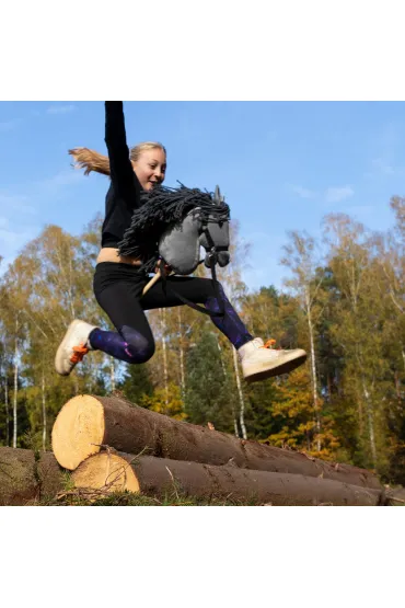 Hobby Horse Skippi. Ko� na kiju szary