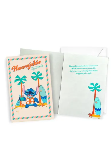 Kukartka Karnet Urodziny Stitch
