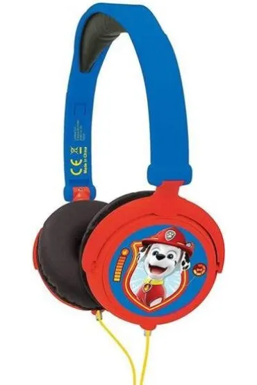 Sk�adane s�uchawki przewodowe stereo Psi Patrol z g�o�no�ci� bezpieczn� dla dzieci Lexibook HP015PA