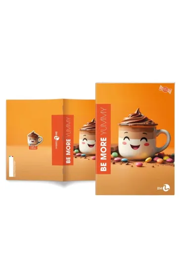 Koh-I-Noor Zeszyt A4 Be More Yummy w kratk� 72 strony 100g. 1szt.mix