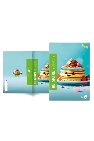 Koh-I-Noor Zeszyt A4 Be More Yummy w kratk� 72 strony 100g. 1szt.mix