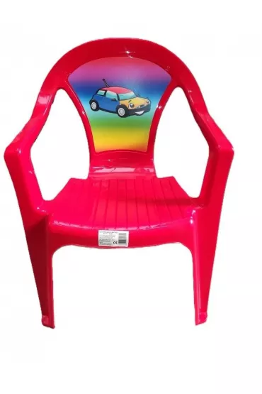 Krzese�ko plastikowe czerwone 3Toysm